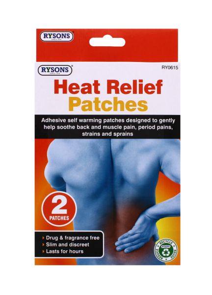 RYSONS HEAT RELIF PATCHES 2 PACK